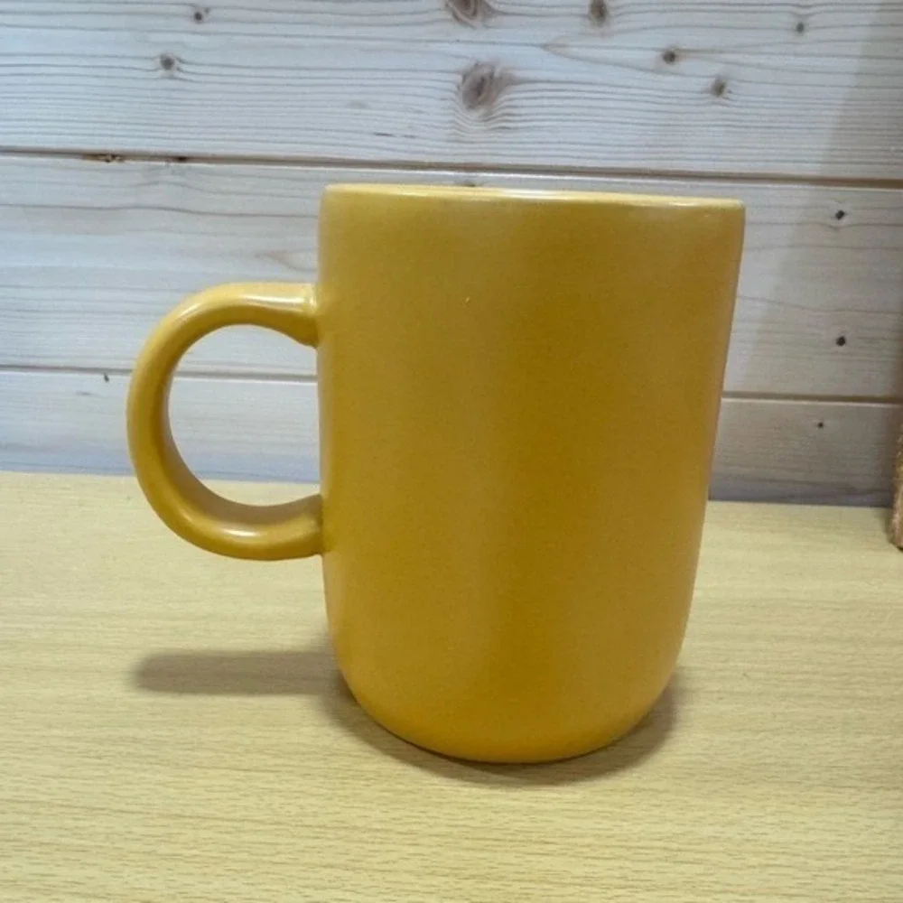 Rae Dunn Mug Ceramic Yellow Fall Y'all Back to School Yellow Black Teacher Gift